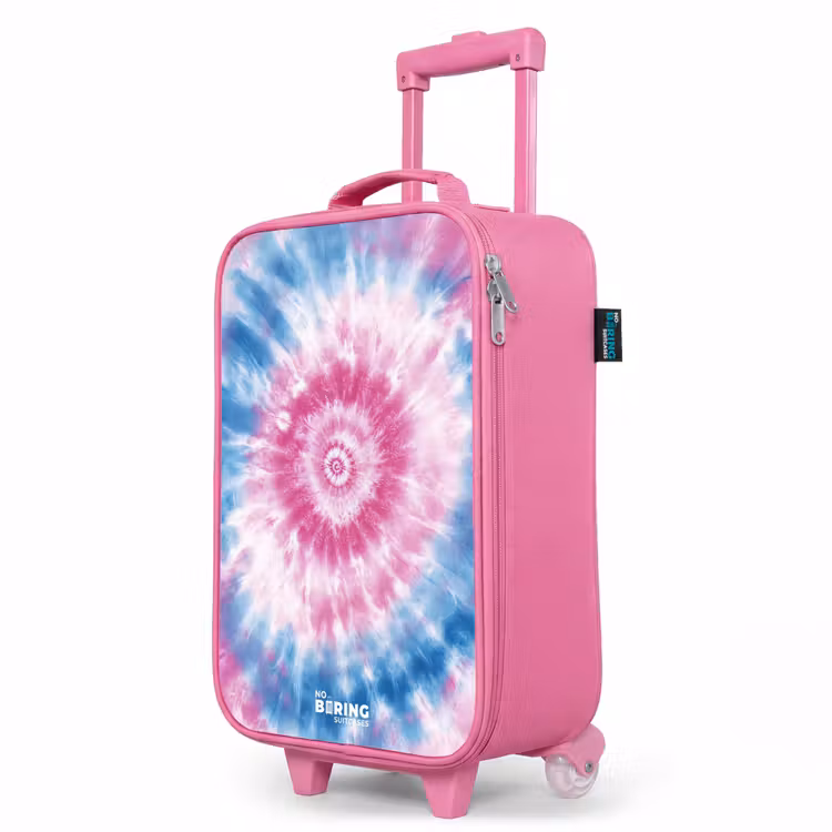 Valise enfant - Rose - Tie dye - Abstrait - Bleu - Rose — 8