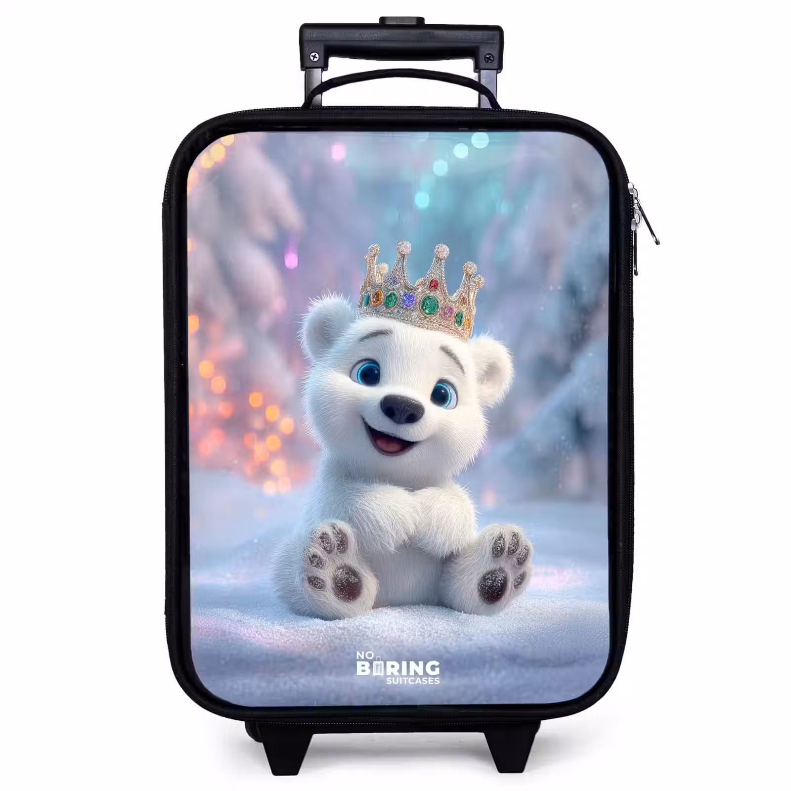 Valise enfant - Ours polaire - Couronne - Hiver — 1