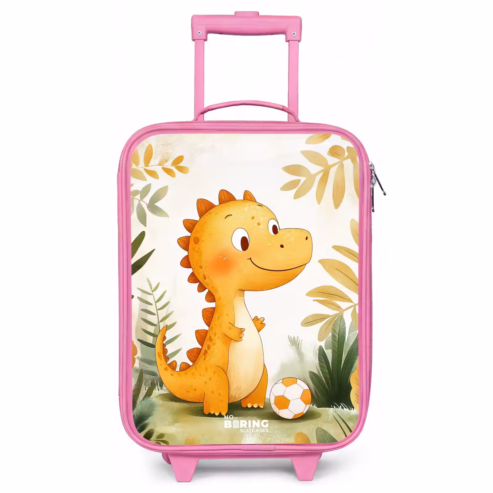 Valise enfant - Rose - Dino - Football - Orange — 1