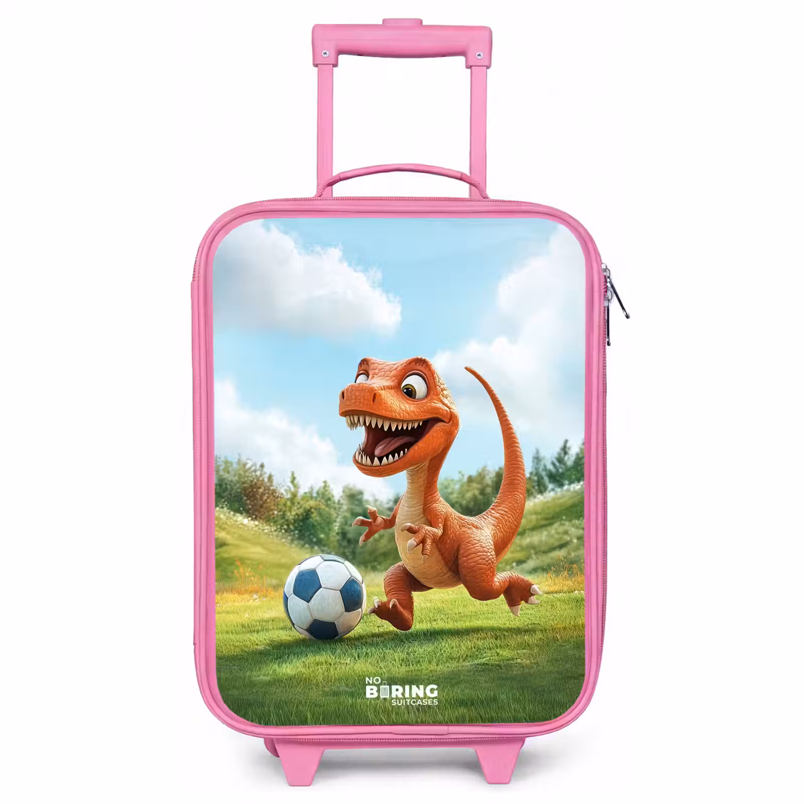 Valise enfant - Rose - Football - Dino - Sports — 1