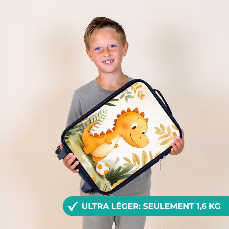 Valise enfant - Dino - Football - Orange — 2