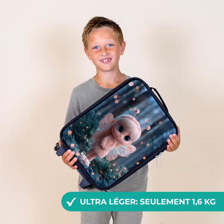 Valise enfant - Fée - Forêt - Paillettes — 2