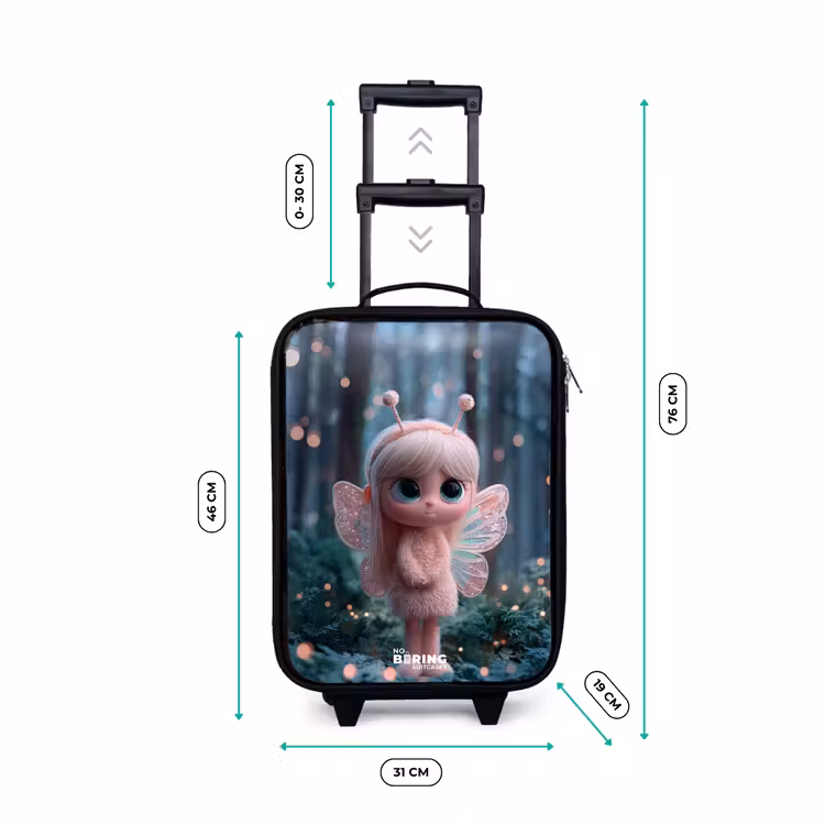 Valise enfant - Fée - Forêt - Paillettes — 7