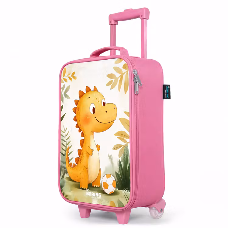 Valise enfant - Rose - Dino - Football - Orange — 8