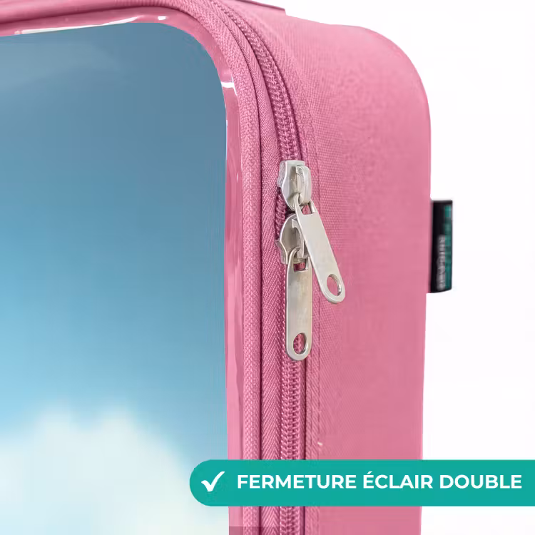 Valise enfant - Rose - Golf - Dino - Vert — 7