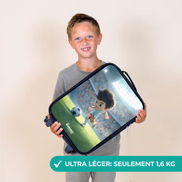 Valise enfant - Garçon - Football - Stade - Soleil — 2