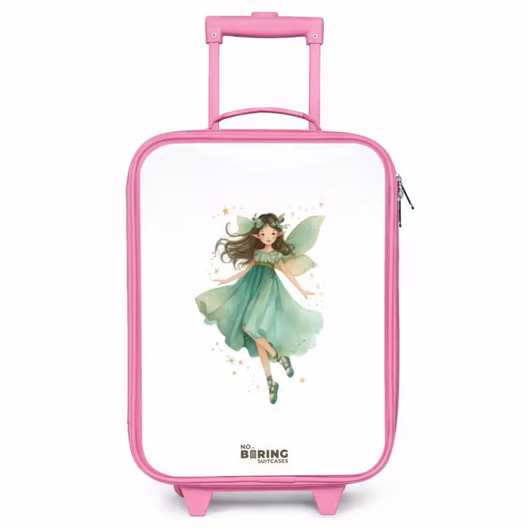 Valise enfant - Rose - Elfe vert flottant — 1