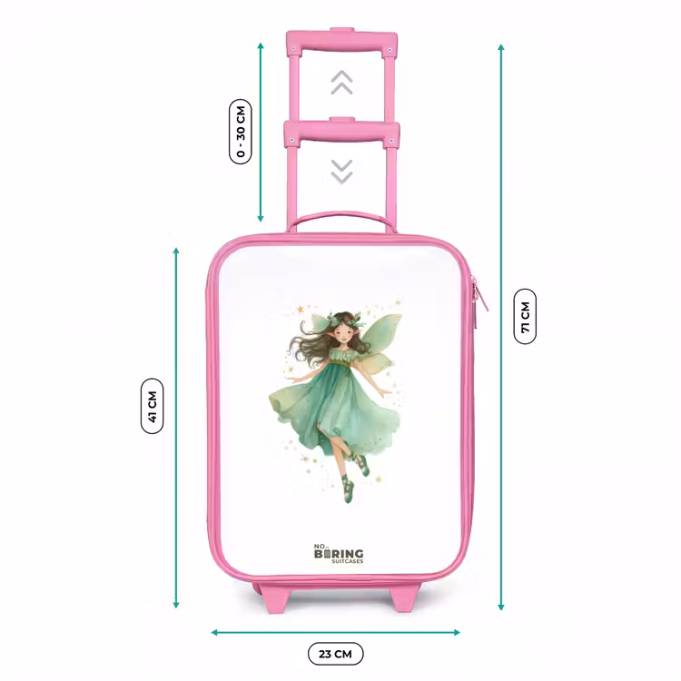 Valise enfant - Rose - Elfe vert flottant — 6