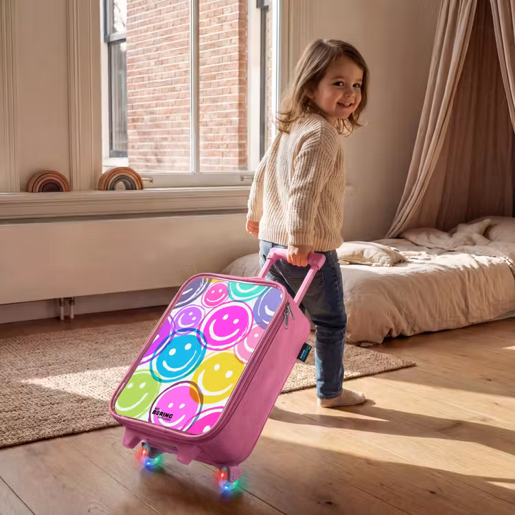 Valise enfant - Rose - Explosion de sourires colorés — 2