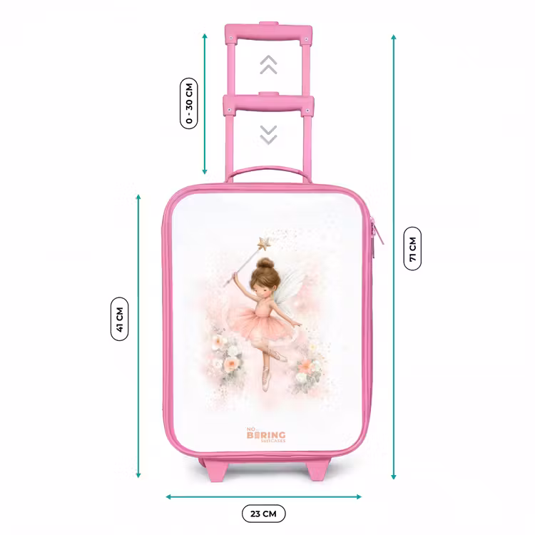 Valise enfant - Rose - Fée ballerine en rose — 6