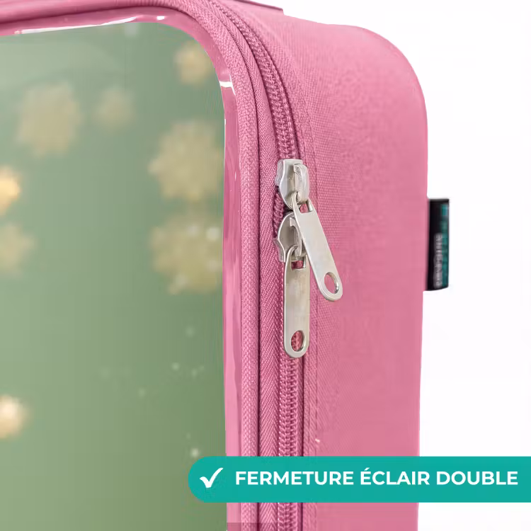 Valise enfant - Rose - Fée dansante dans la lumière verte — 7
