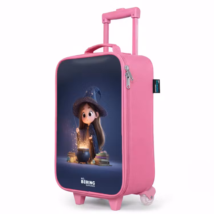 Valise enfant - Rose - Fille enchanteresse avec chaudron — 8