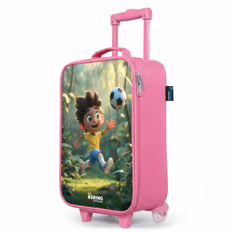 Valise enfant - Rose - Football - Garçon - Forest — 8