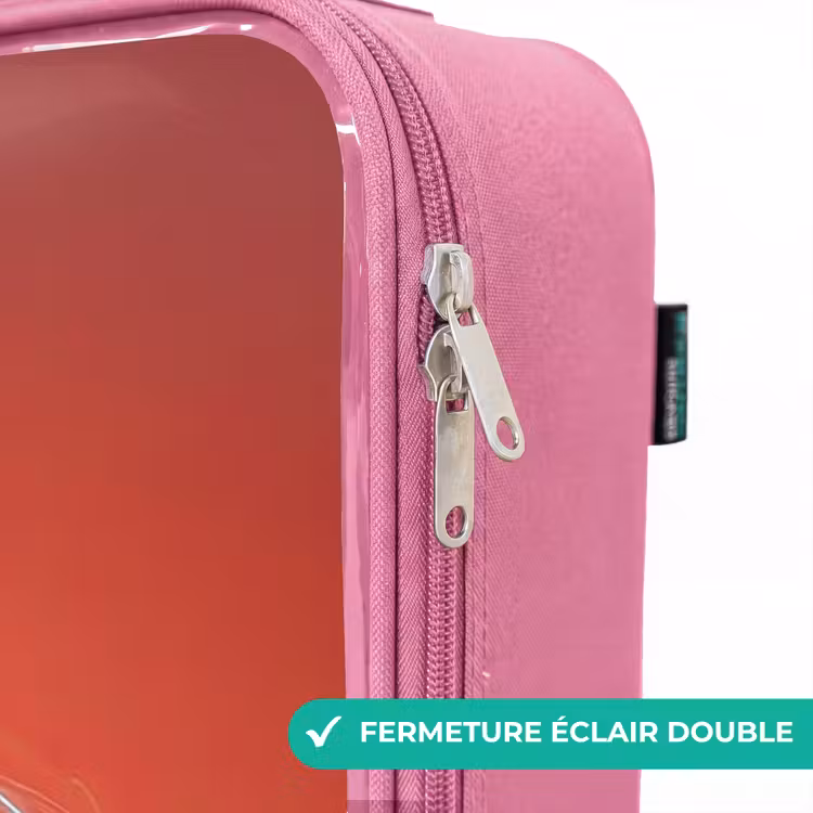 Valise enfant - Rose - Football - Garçon - Rouge - Cercle lumineux — 7