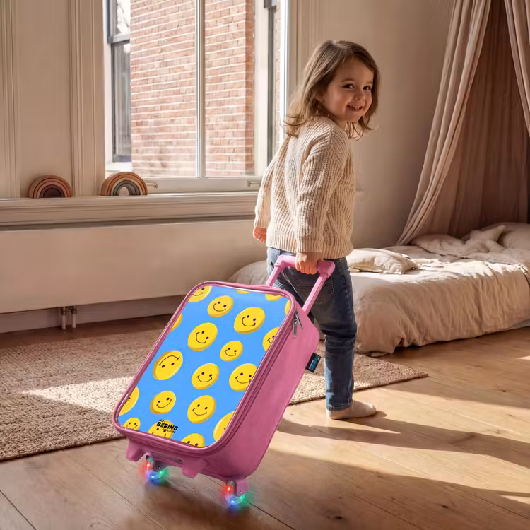 Valise enfant - Rose - Joyeuse pluie souriante — 2