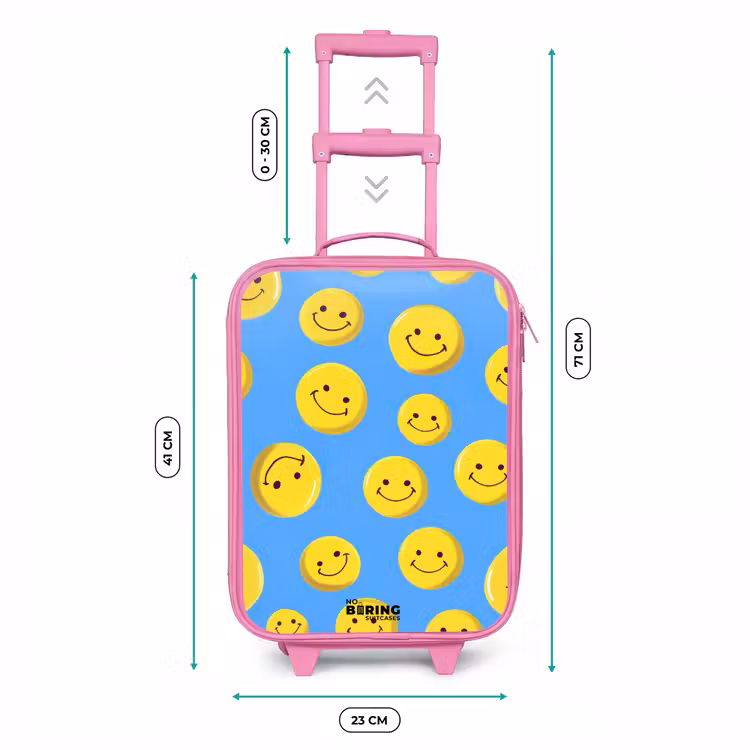 Valise enfant - Rose - Joyeuse pluie souriante — 6