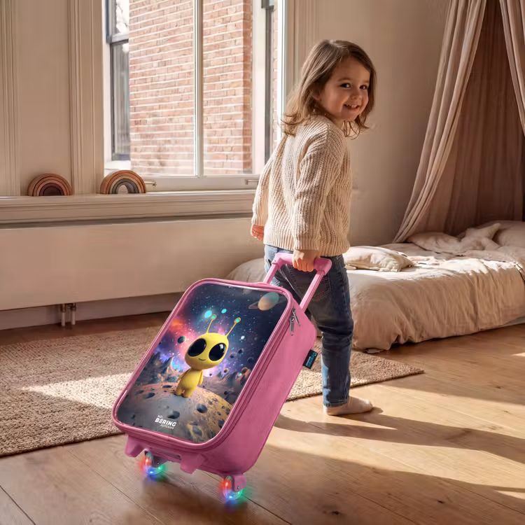 Valise enfant - Rose - Joyeux petit extraterrestre — 2