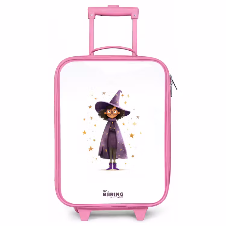 Valise enfant - Rose - La cape violette du sorcier — 1
