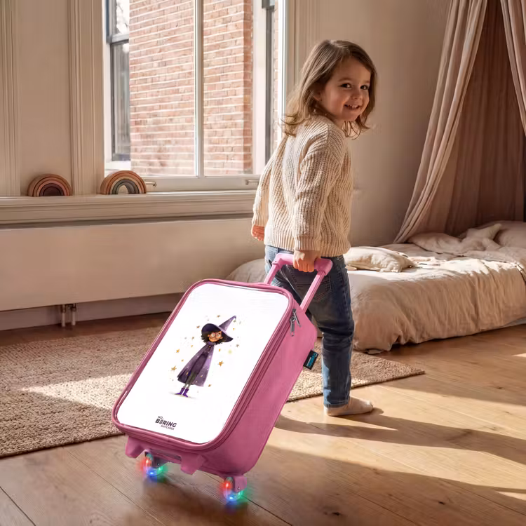 Valise enfant - Rose - La cape violette du sorcier — 2