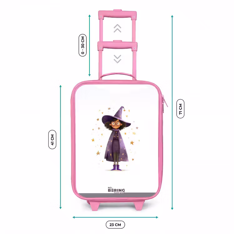 Valise enfant - Rose - La cape violette du sorcier — 6