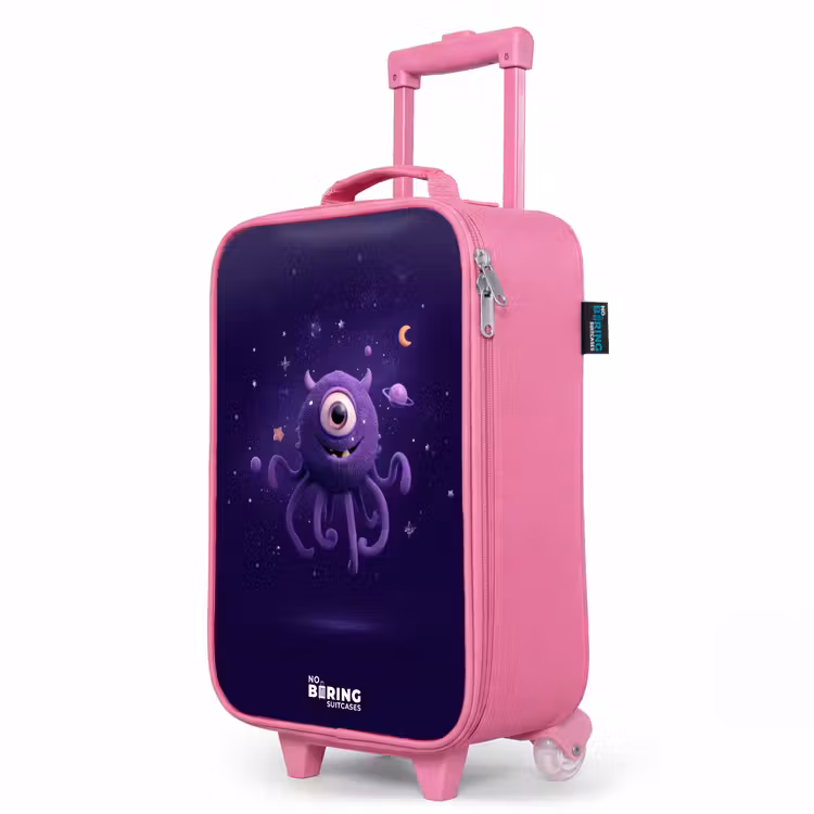 Valise enfant - Rose - Monstre cosmique à tentacules — 8