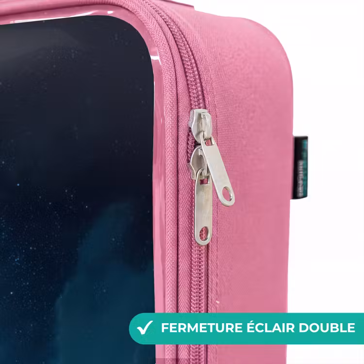 Valise enfant - Rose - Sorcière au clair de lune — 7