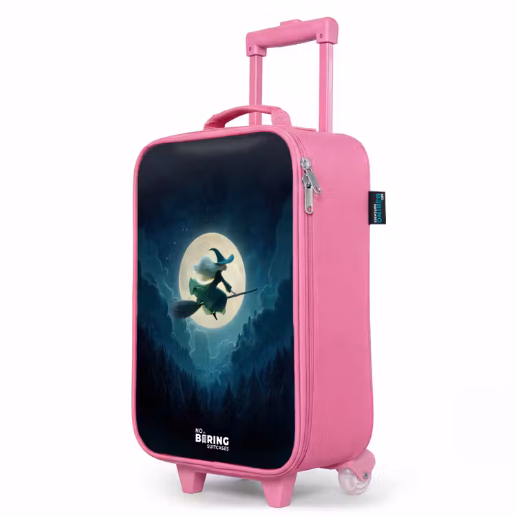 Valise enfant - Rose - Sorcière au clair de lune — 8
