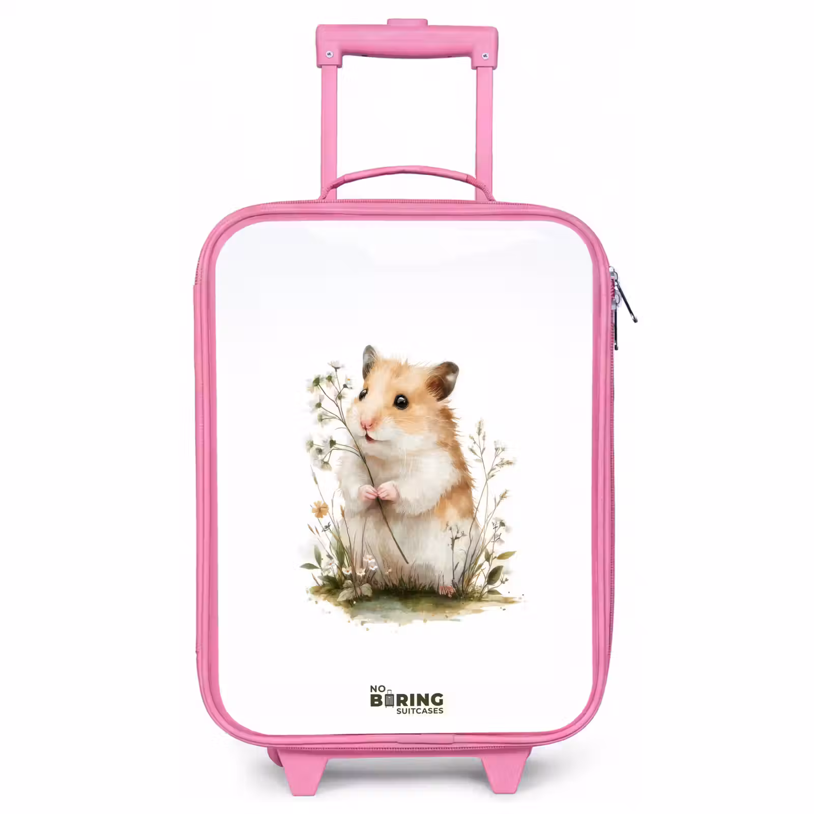 Valise enfant - Rose - Animal - Nature - Hamster — 1