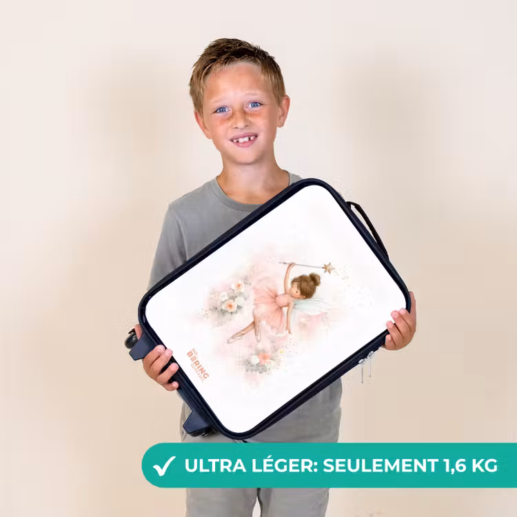Valise enfant - Fée ballerine en rose — 2
