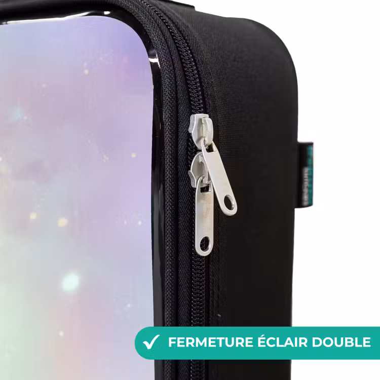 Valise enfant - Fée des fleurs en pastel brillant — 6