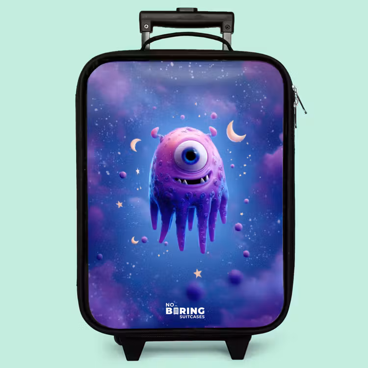 Valise enfant - Joyeuse paire d'yeux dans l'espace — 3