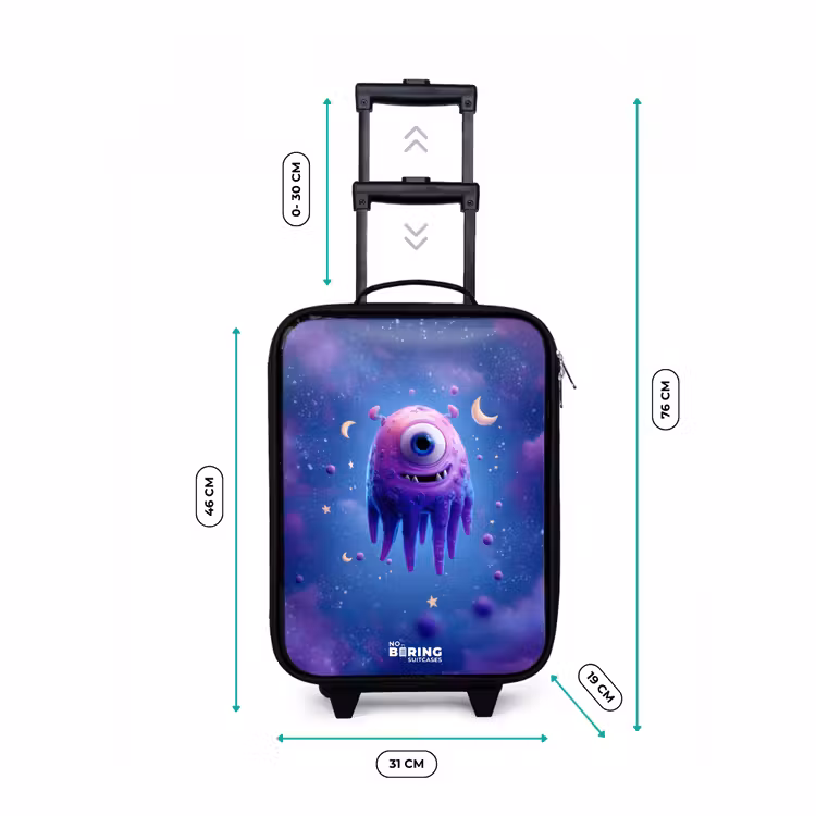 Valise enfant - Joyeuse paire d'yeux dans l'espace — 7