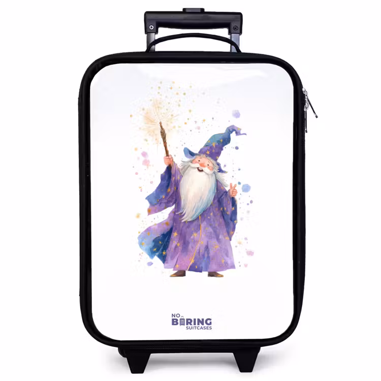 Valise enfant - Vieux magicien avec bâton — 1
