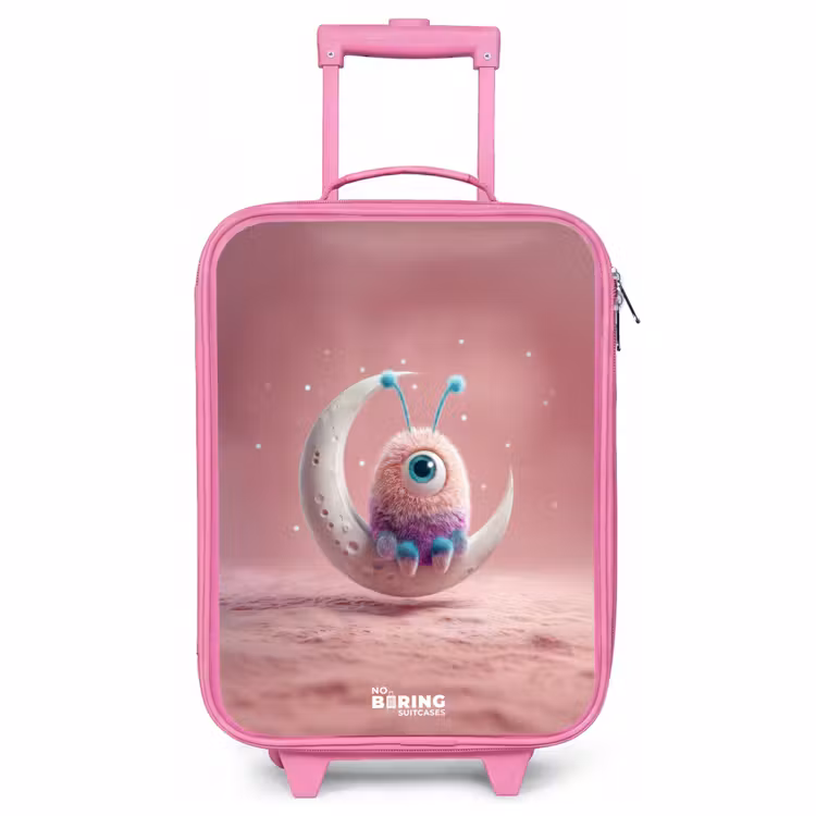 Valise enfant - Rose - Fauteuil à bascule avec Fluffy Weasel — 1
