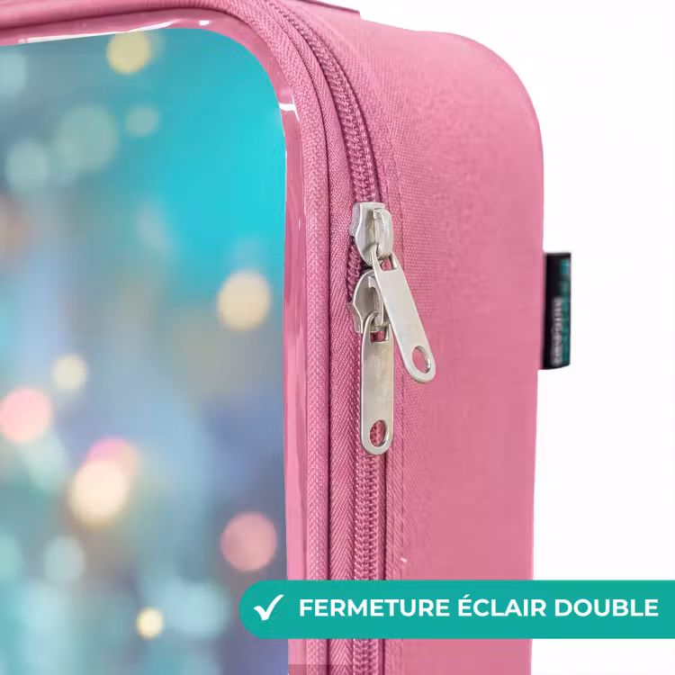 Valise enfant - Rose - Fée - Elfe - Arc-en-ciel — 7