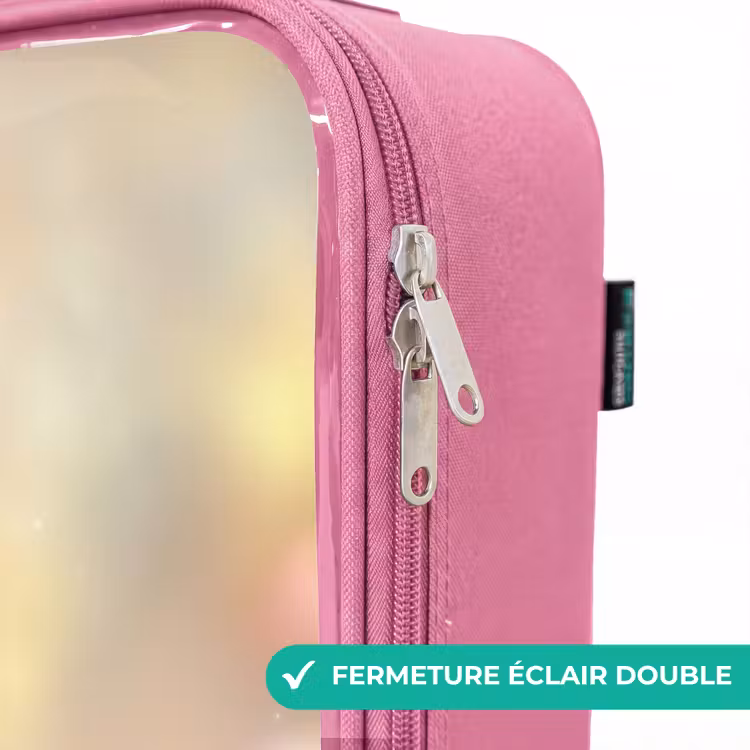Valise enfant - Rose - Hamster - Fleur - Nature - Animal — 7