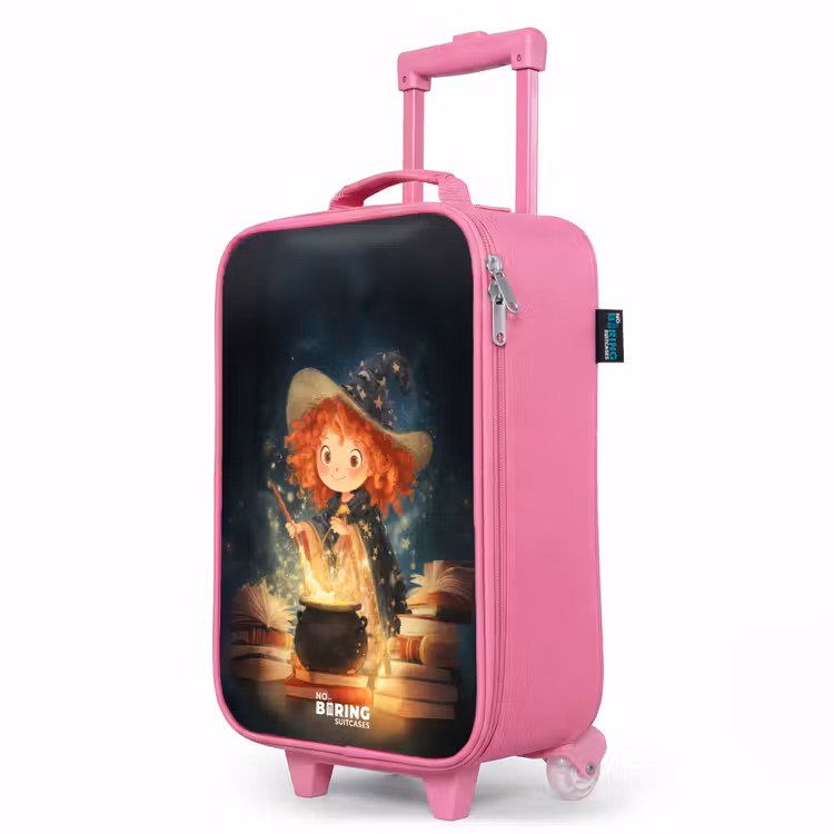 Valise enfant - Rose - Sorcière avec potion étincelante — 8