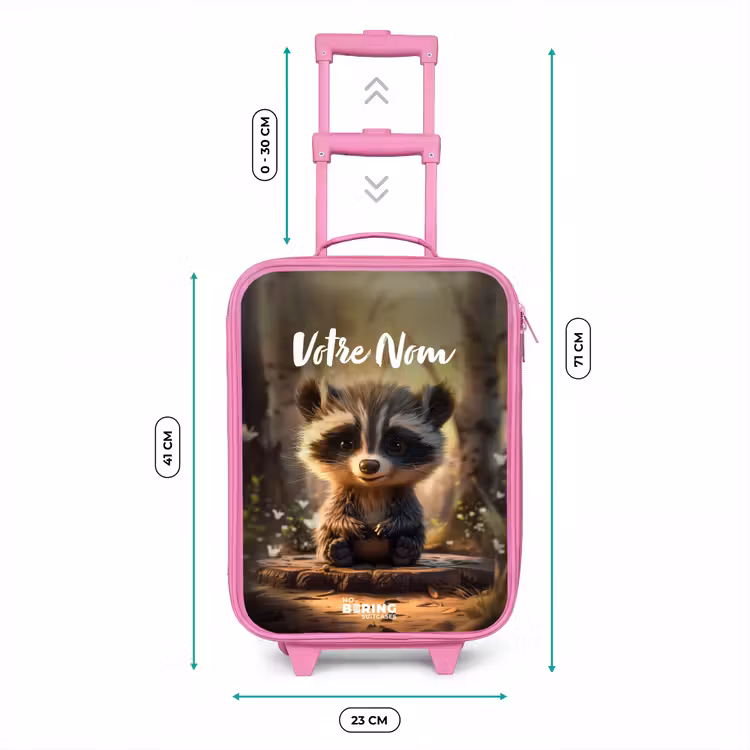 Valise enfant avec nom - Rose - Bobby Bosboom — 6
