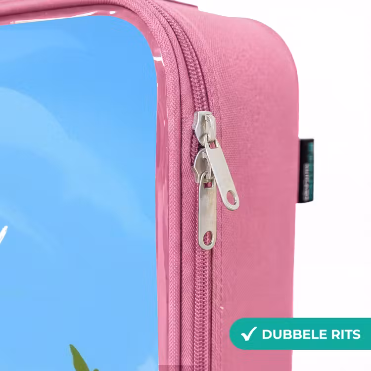 Valise enfant avec nom - Rose - William raton laveur — 7