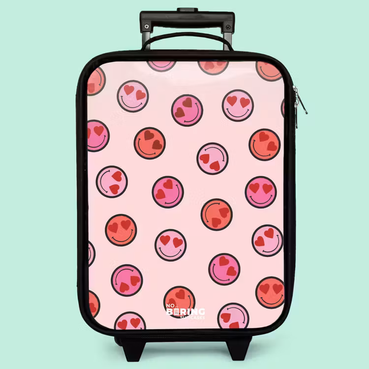 Valise enfant - Coeur - Smiley - Motif — 3
