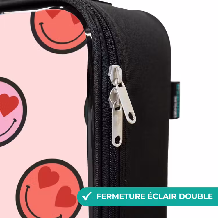 Valise enfant - Coeur - Smiley - Motif — 6
