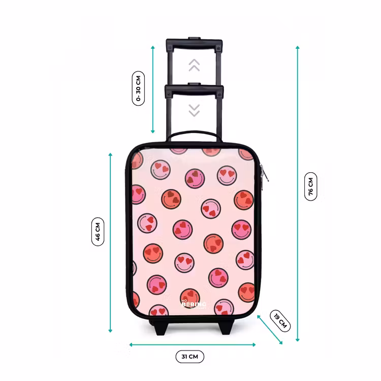 Valise enfant - Coeur - Smiley - Motif — 7