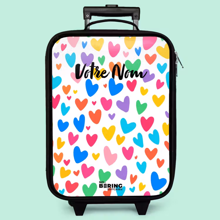 Valise enfant - Coeurs colorés — 3