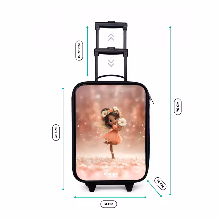 Valise enfant - Fée avec marguerites — 7