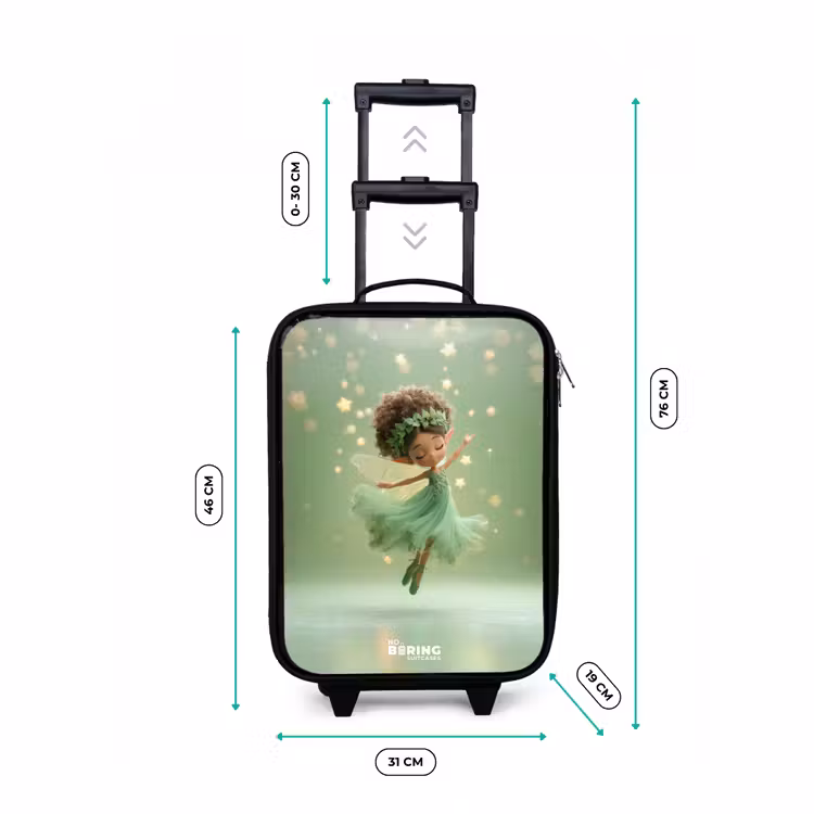 Valise enfant - Fée dansante dans la lumière verte — 7