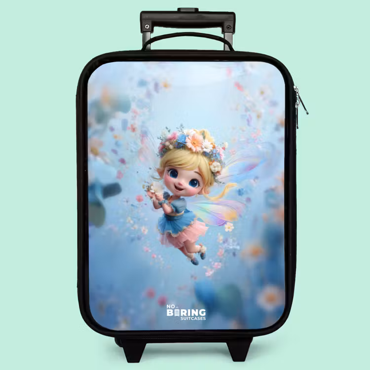 Valise enfant - Fée papillon dans l'air des fleurs — 3