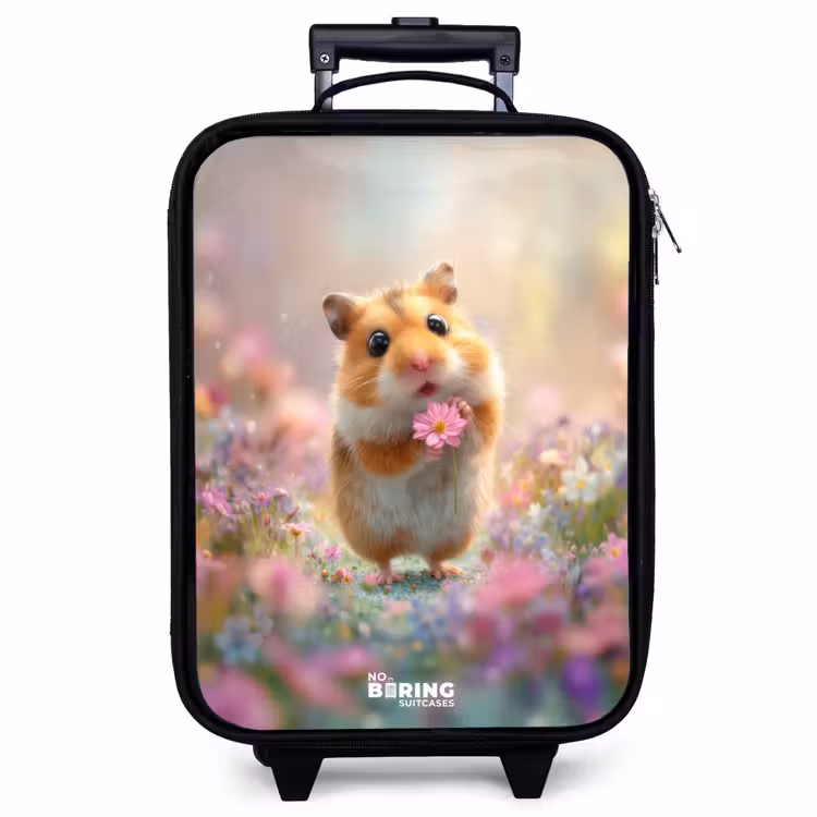 Valise enfant - Hamster - Fleur - Nature - Animal — 1