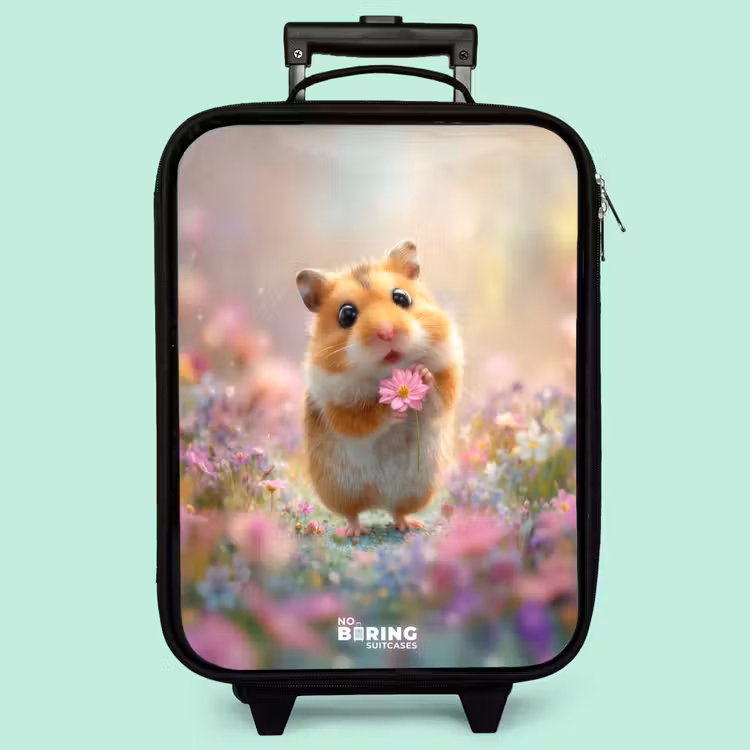 Valise enfant - Hamster - Fleur - Nature - Animal — 3