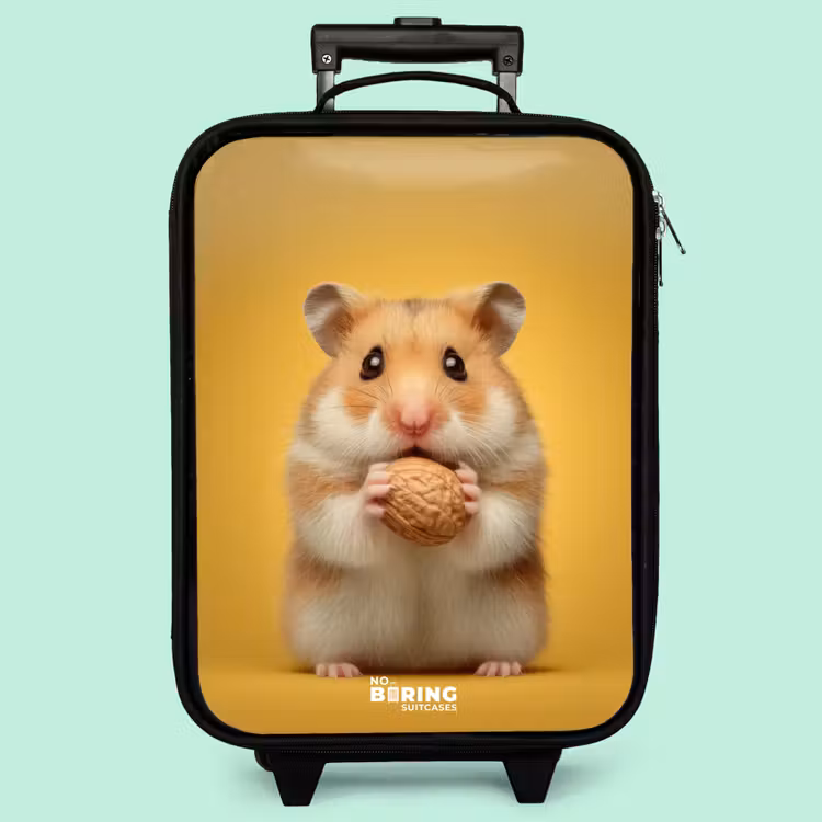 Valise enfant - Hamster - Noyer - Animal — 3