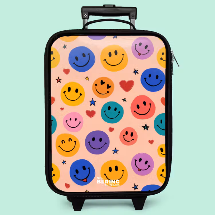Valise enfant - Motif Smiley joyeux — 3